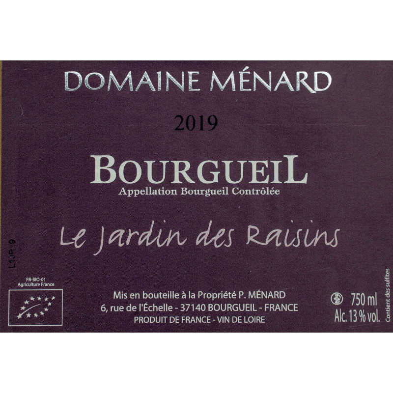 Le jardin des raisins - 2019